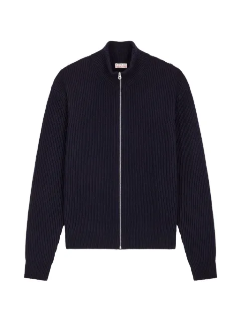 FURSAC ribbed zip-up cardigan Blue FHPPU00165
