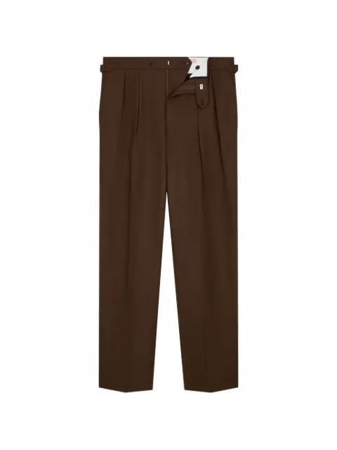 FURSAC pleated wide-leg trousers Brown FHPPA00267