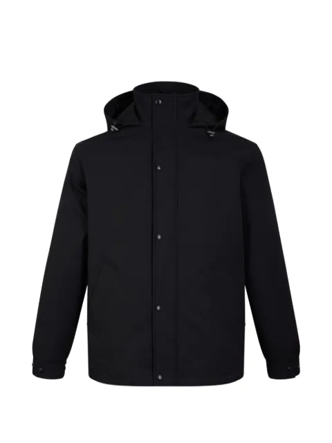 FURSAC hooded zip-up parka Black FHPOU00133