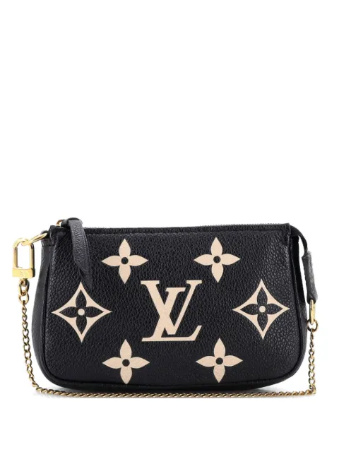 Louis Vuitton Pre-Owned Pochette Accessoires Bicolor Monogram Empreinte Giant Mini clutch bag Black O5FTAVDEY6CTQXFG