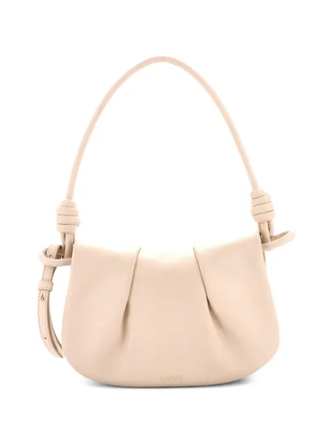 Loewe Pre-Owned Paseo Leather shoulder bag Neutrals 639B3ISP11IE75ET