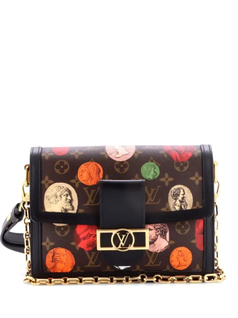 Louis Vuitton Pre-Owned Dauphine Limited Edition Fornasetti Cameo Monogram Canvas MM shoulder bag Brown YA2LELZK9H4FWUI9