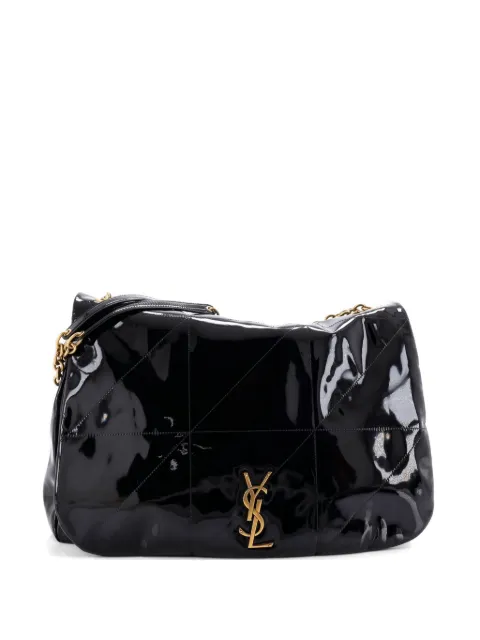 Saint Laurent Pre-Owned Jamie 4.3 Quilted Patent Large shoulder bag Black VFQAAC97X3EAI1ZP
