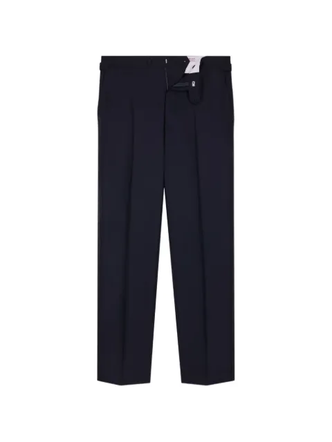FURSAC virgin wool tuxedo trousers Blue FHPPA00293
