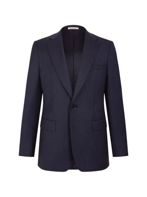 FURSAC striped wool suit jacket Blue FHPVE00322