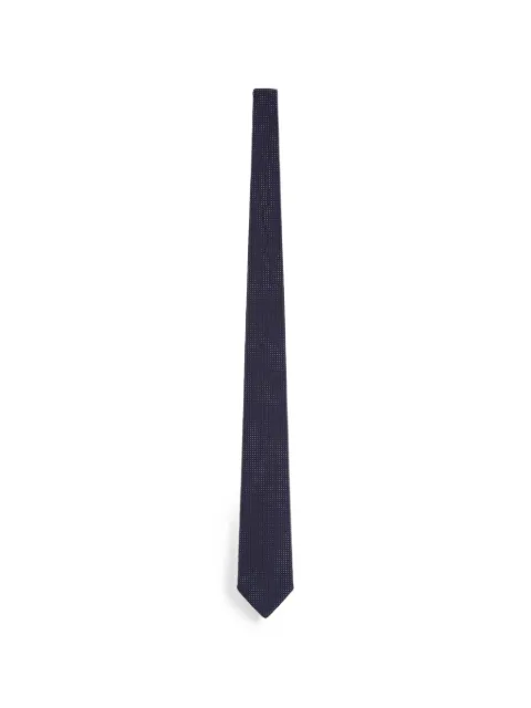FURSAC polka-dot silk tie Blue FHACR00143