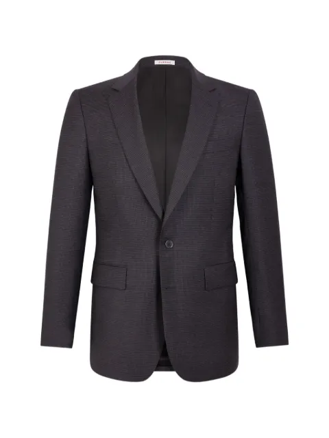 FURSAC checked-pattern wool blazer Grey FHPVE00297