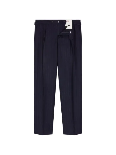 FURSAC pinstripe-pattern pleated trousers Blue FHPPA00263