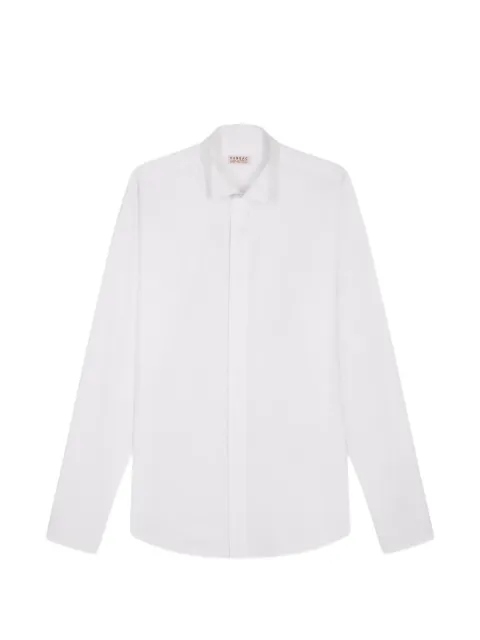 FURSAC wing-collar long-sleeve shirt White FHPCH00381
