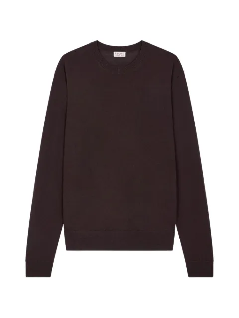 FURSAC fine-knit sweater Brown FHPPU00151