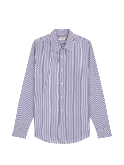 FURSAC striped long-sleeve shirt White FHPCH00358