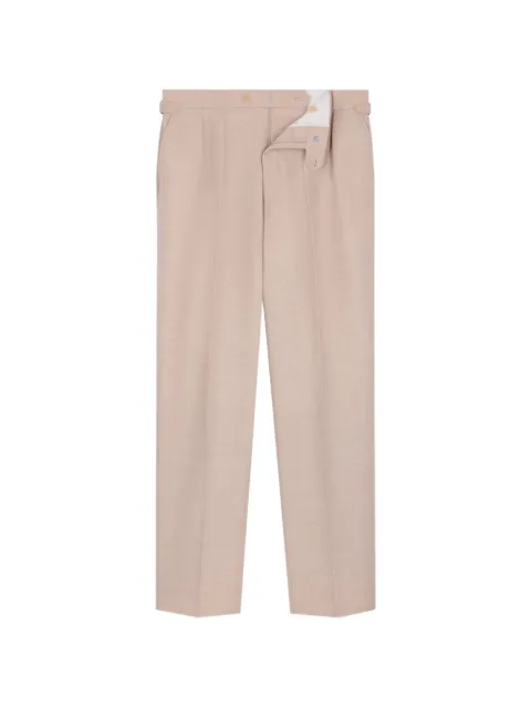 FURSAC belt-loops pleated trousers Neutrals FHPPA00267