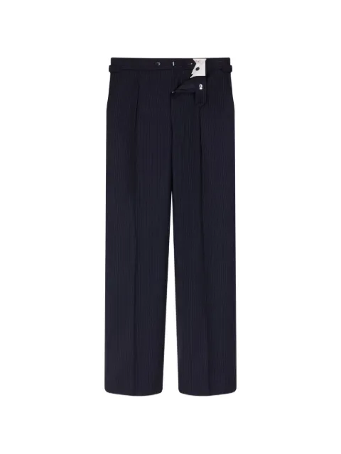 FURSAC pinstripe-pattern pleated trousers Blue FHPPA00298
