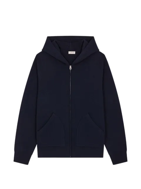 FURSAC zip-up hooded cardigan Blue FHPPU00158