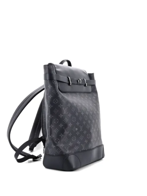 Louis Vuitton Pre-Owned Steamer Monogram Eclipse Canvas backpack Black EU4NDG1U3EA6XA6S
