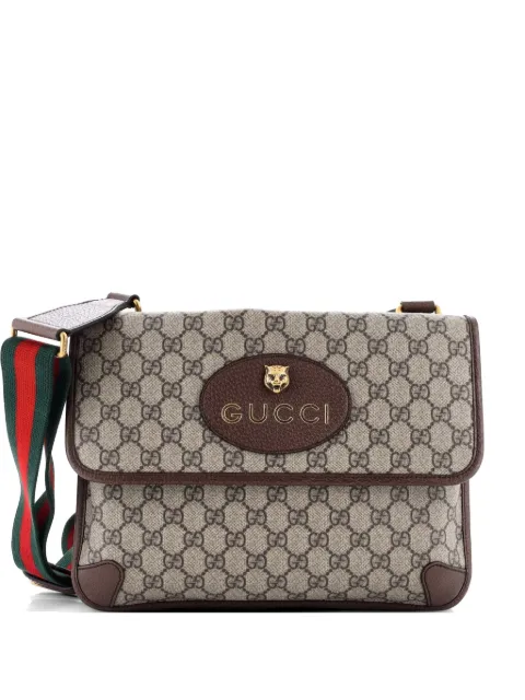 Gucci Pre-Owned Neo Vintage Flap Messenger GG Coated Canvas Medium crossbody bag Brown 9N1R0EJ351XF4J3M