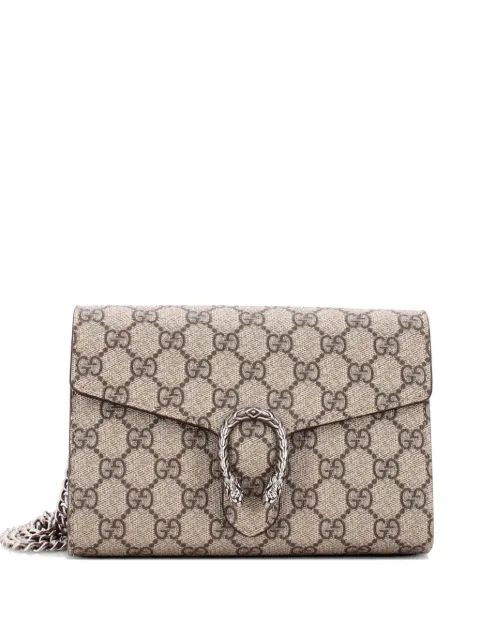 Gucci Pre-Owned Dionysus Chain Wallet GG Coated Canvas Small crossbody bag Brown BI72NSCC5VINAQTS