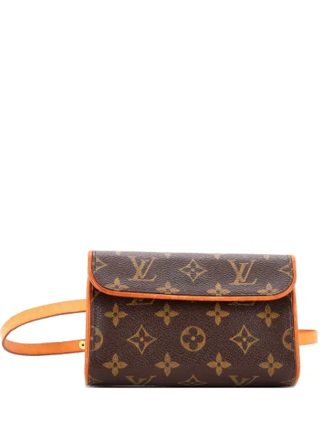 Louis Vuitton Pre-Owned Florentine Waist Bag Monogram Canvas belt bag Brown AYFOCQZF0HPL4SU6