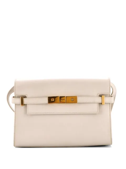 Saint Laurent Pre-Owned Manhattan Leather Small shoulder bag Neutrals ALRZQCO23FMUQQDK