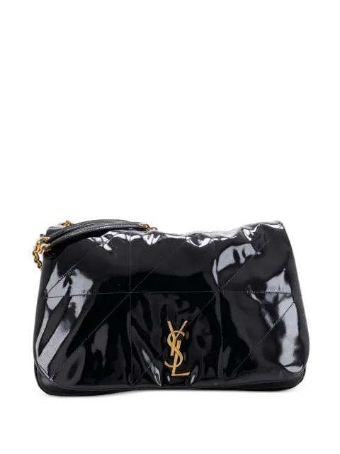 Saint Laurent Pre-Owned Jamie 4.3 Quilted Patent Large shoulder bag Black J0UBGL5MFH9W5IOO