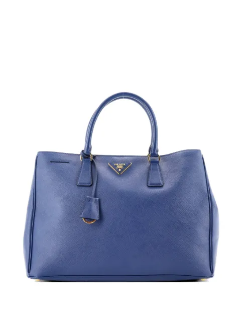 Prada Pre-Owned Lux Open Saffiano Leather North South tote bag Blue QVNBK7ACRWI470MQ