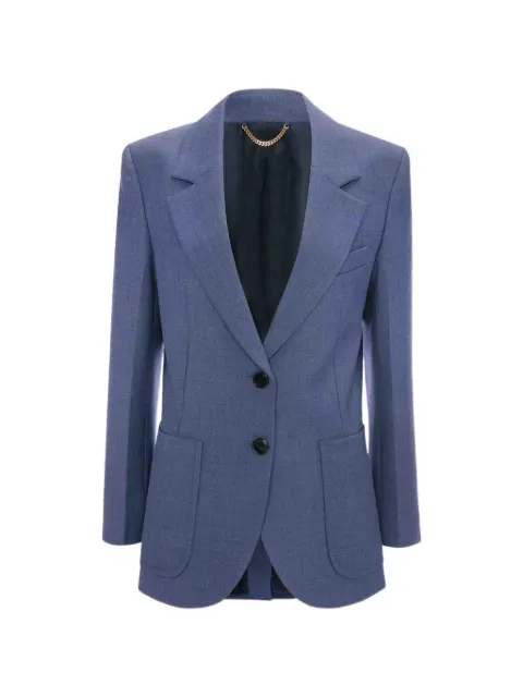 Victoria Beckham Katherine single-breasted blazer Blue 1425WJK005119A
