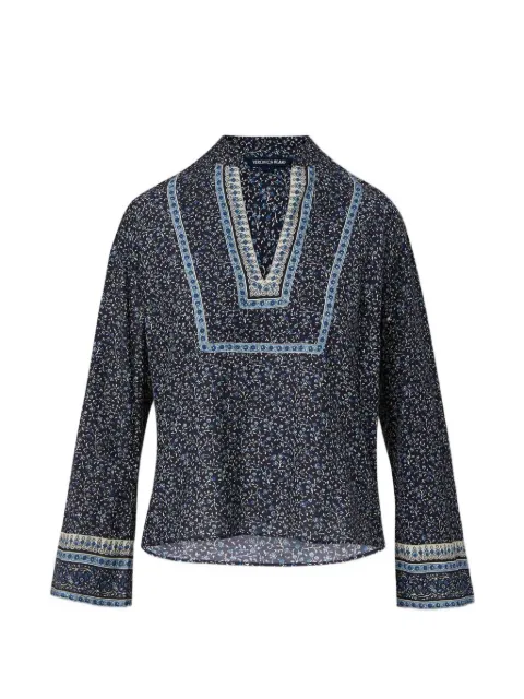 Veronica Beard Cyra floral-print blouse Blue J2603VO2741828