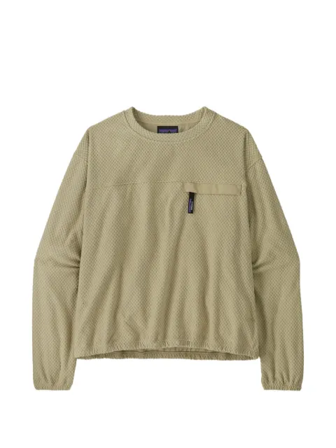 Patagonia fleece-textured chest-pocket sweater Neutrals 23325WSTO