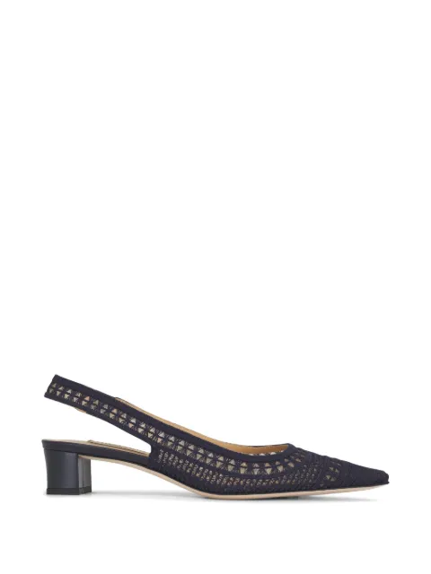 Arteana crochet-knit pointed-toe sandals Blue SS26TRINAVSP35