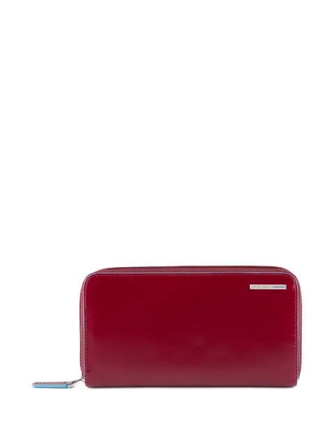 PIQUADRO zip-around leather wallet Red PD1515B2R