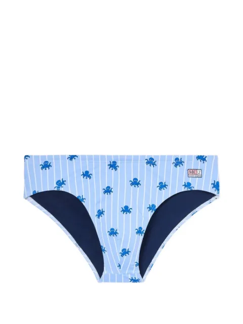 MC2 Saint Barth Cayo octopus-print swimming briefs Blue CAYO001
