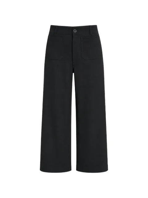 DKNY patch-pocket cropped trousers Black DJ6P3119
