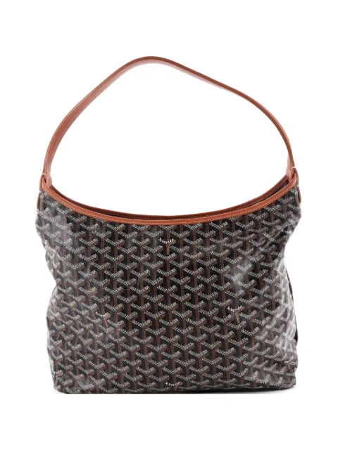 Goyard Pre-Owned Boheme Coated Canvas hobo bag Brown DJH60U366K4FAVLN