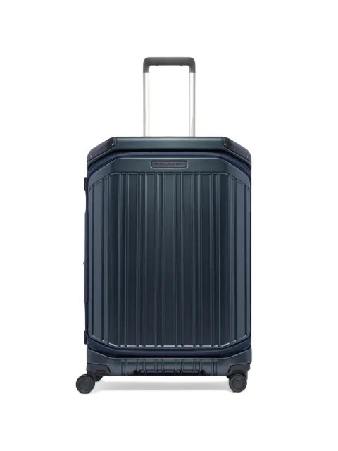PIQUADRO medium expandable hardside suitcase Blue BV7246PQL