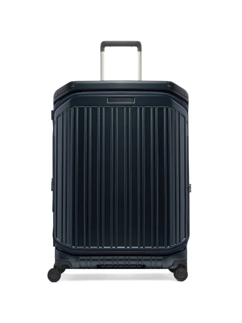PIQUADRO large expandable four-wheel suitcase Blue BV7247PQL