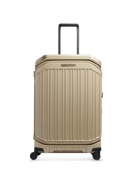 PIQUADRO medium expandable hardside suitcase Neutrals BV7246PQL
