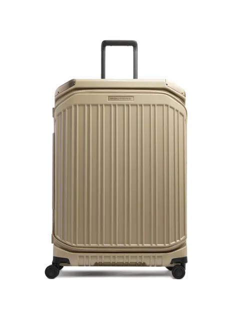 PIQUADRO large expandable dual-opening suitcase Neutrals BV7247PQL