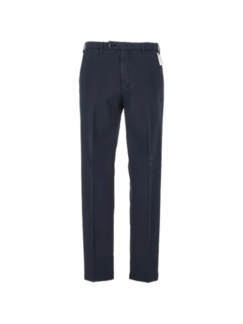 michael coal pressed-crease straight-leg trousers Blue MCBRA2024S26L