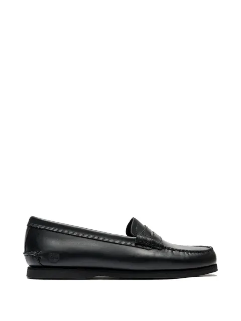 Timberland logo-embossed penny loafers Black TB0A447GW021W021