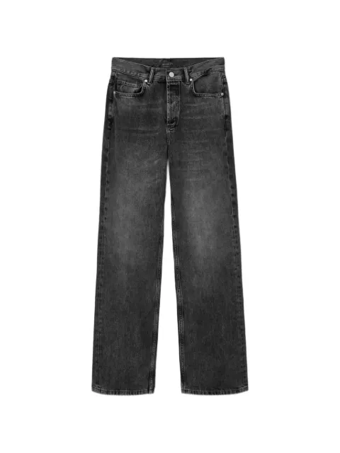 AllSaints Brooklyn washed-finish jeans Black W014ED