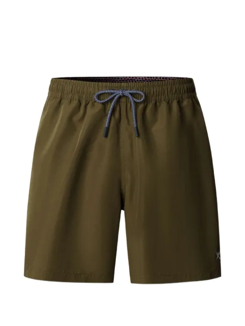 Hackett London Icon logo-embroidered swim shorts Green HMB100048