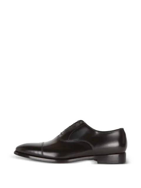 Boggi Milano cap-toe lace-up derby shoes Black BO24C005601