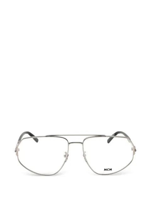 MCM geometric-frame glasses Silver MW5014H014