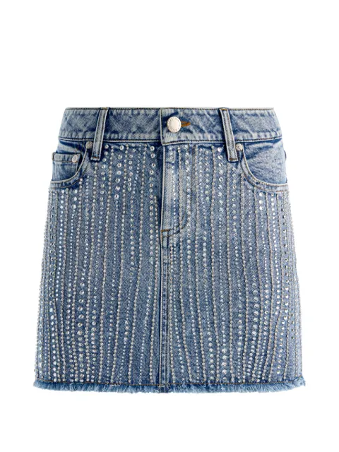 alice + olivia Kiera mini skirt Blue CD606E16320