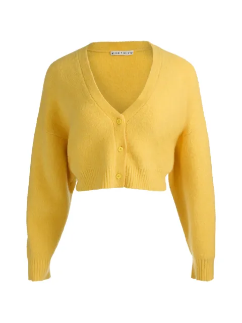 alice + olivia Maureen cardigan Yellow CC606587703