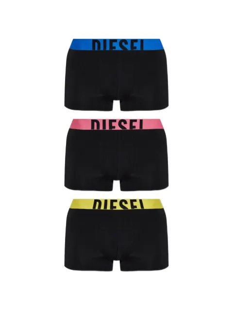 Diesel logo-waistband boxer shorts (set of three) Black A175800HJBW
