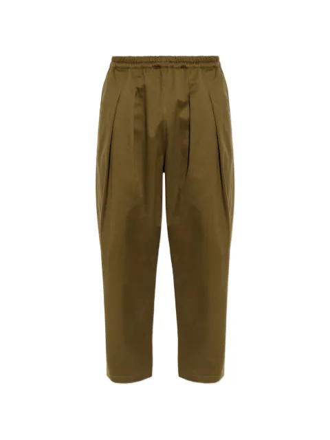 Maison Margiela pleated loose-fit trousers Green S67KA0075M35156