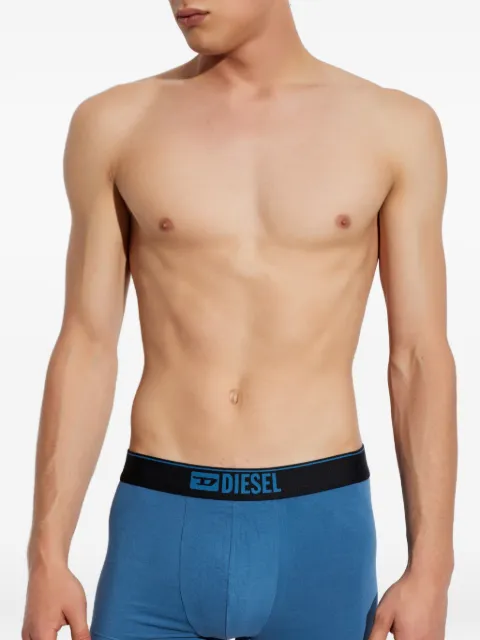 Diesel monogram-pattern boxer briefs Blue A193910PLDCE