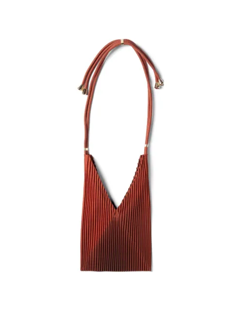 MULTITUDES BAGS Babi Bag pleated tote bag Orange BABIBAGARTISAN