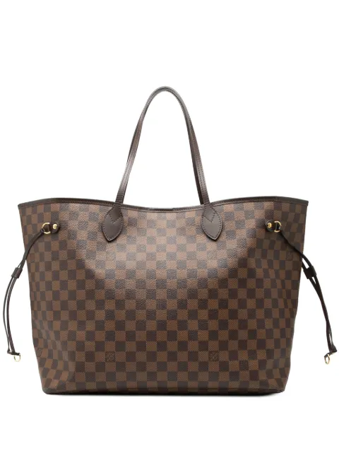 Louis Vuitton Pre-Owned 2009 Damier Ebene Neverfull GM tote bag Brown C445O238THRCNPE2